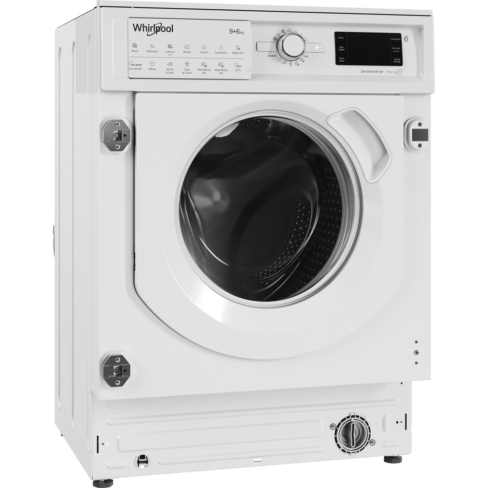 Whirlpool BI WDWG 961484 UK Built in Washer Dryer 9+6kg 1400rpm - White