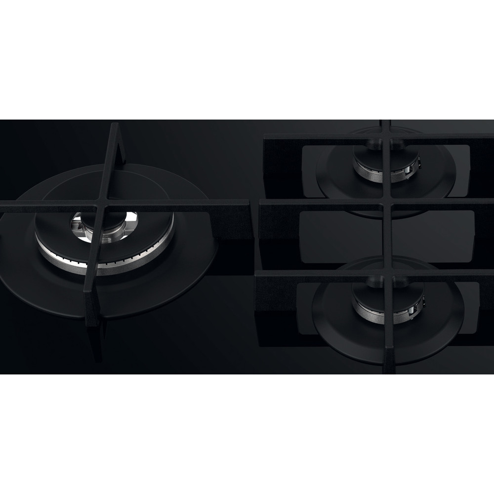 Whirlpool W Collection GOWL 958/NB Gas Hob 5 Burners 90cm - Black