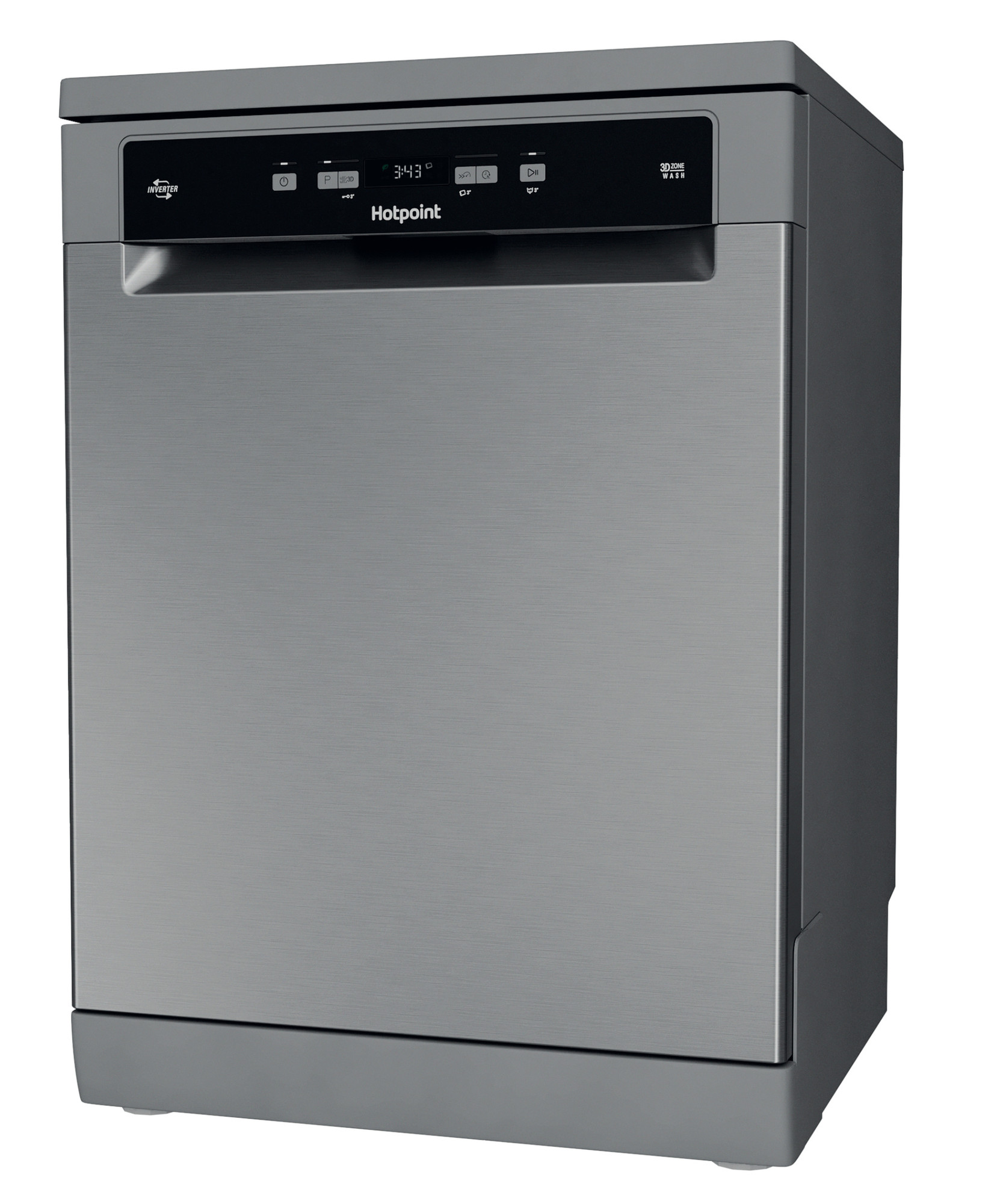 Picture of Hotpoint HFC 3C26 WC X UK Freestanding Full Size Dishwasher - Inox