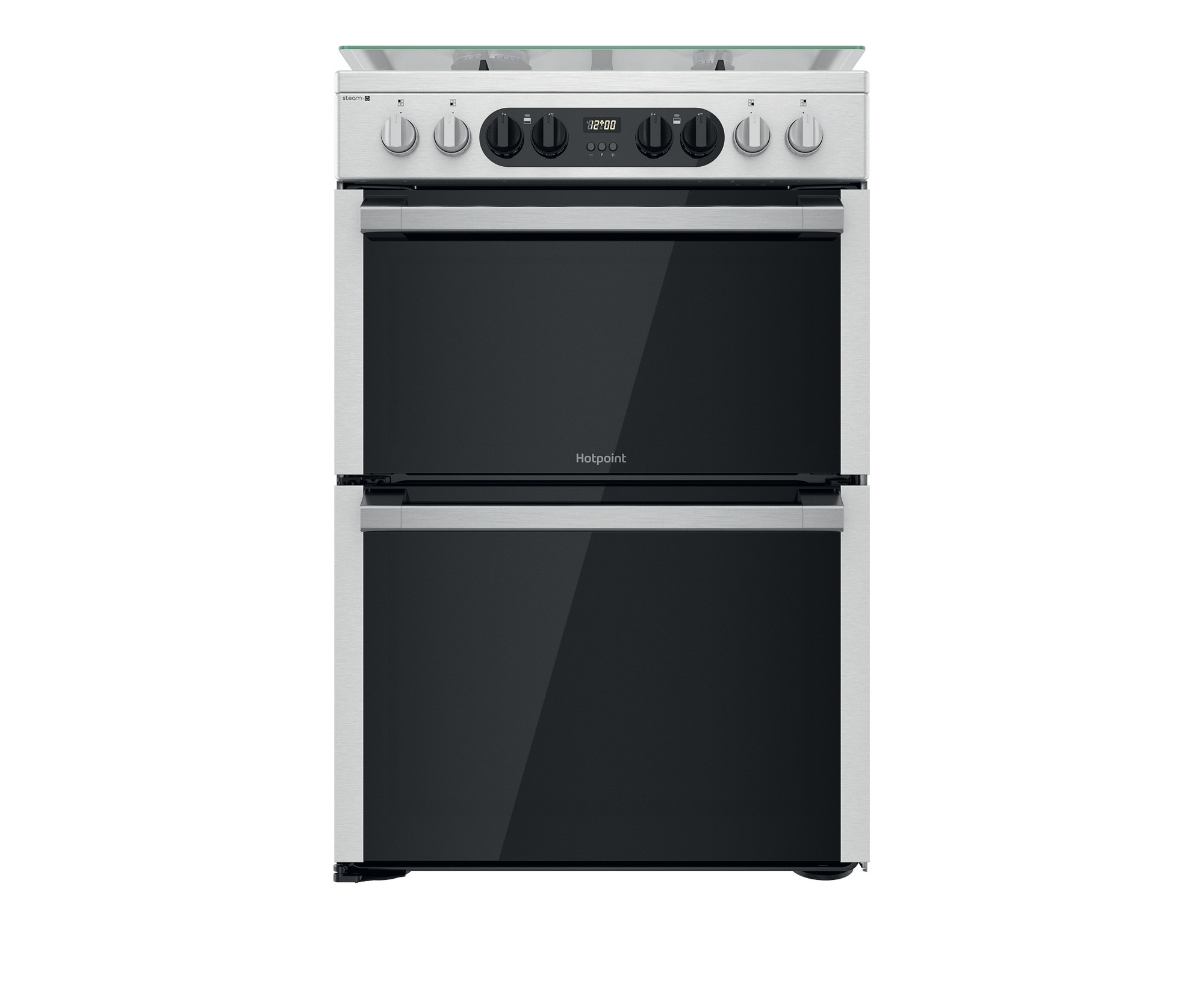 Picture of Hotpoint HDM67G8C2CX/UK Double Cooker - Inox 