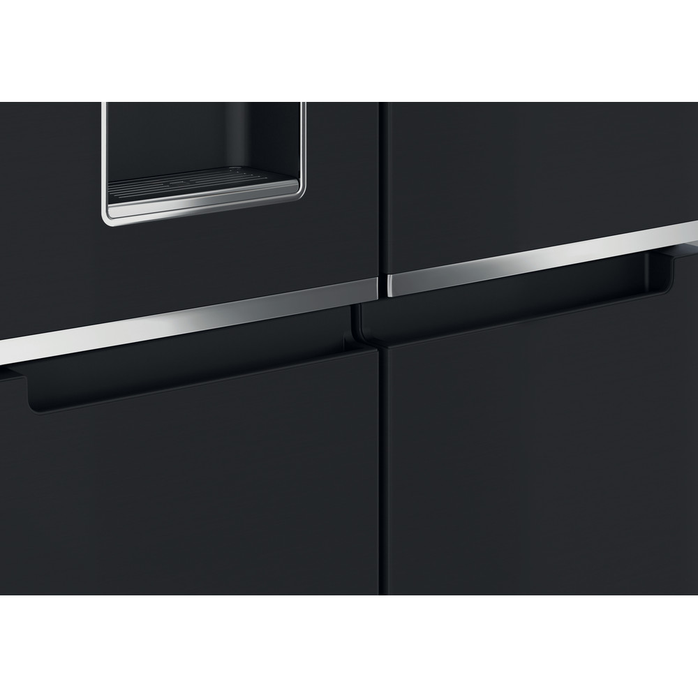 Whirlpool W Collection WQ9I FO1BX UK Fridge Freezer - Black Steel