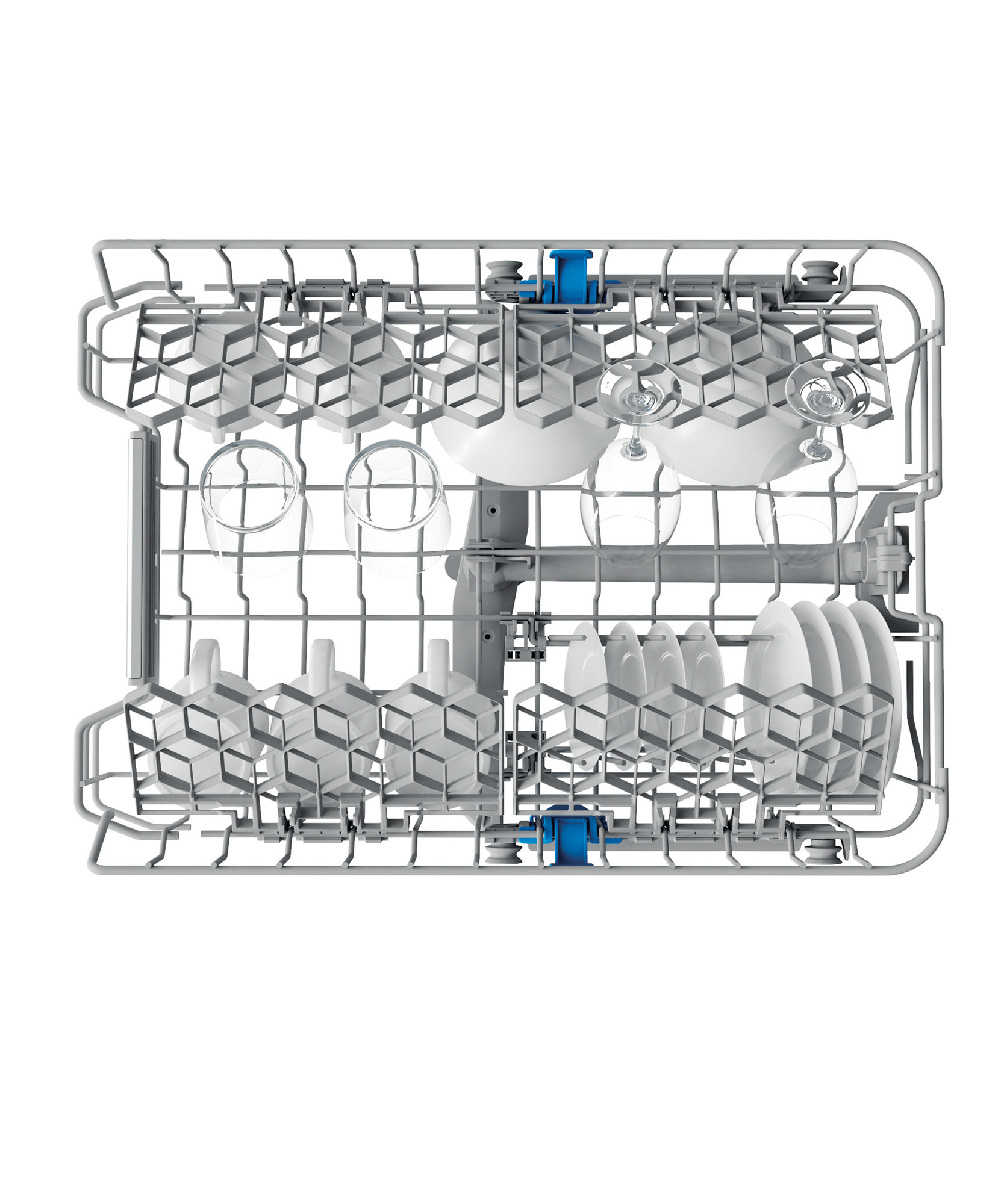 Picture of Indesit DSFO 3T224 Z UK N Slimline Dishwasher with 10 Place Settings in White