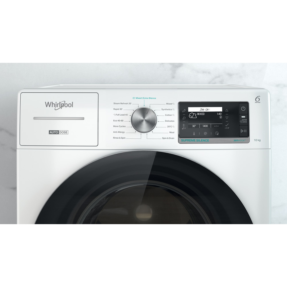 Whirlpool W8 W046WR UK washing machine: 10kg - White