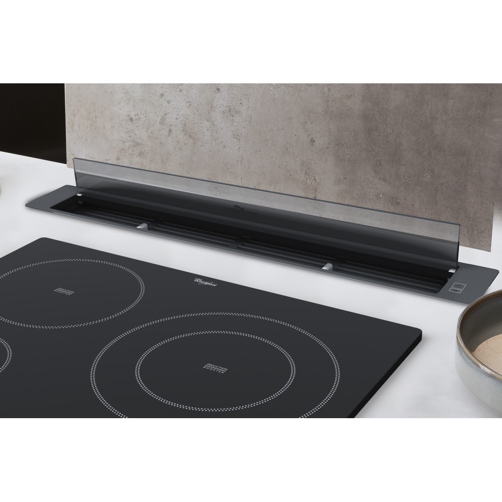 Whirlpool W Collection WDO 93F B K Built-in Downdraft Hood - Black