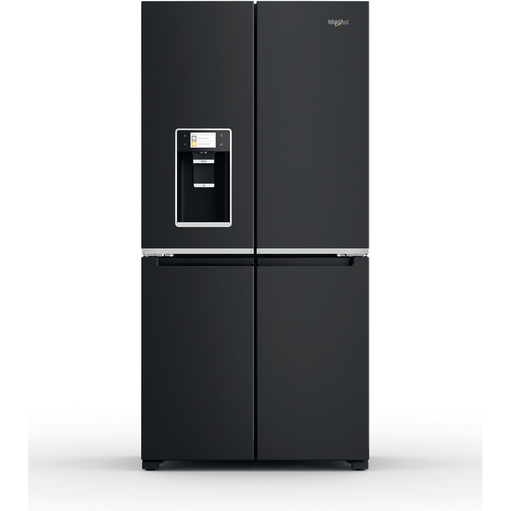 Whirlpool W Collection WQ9I FO1BX UK Fridge Freezer - Black Steel