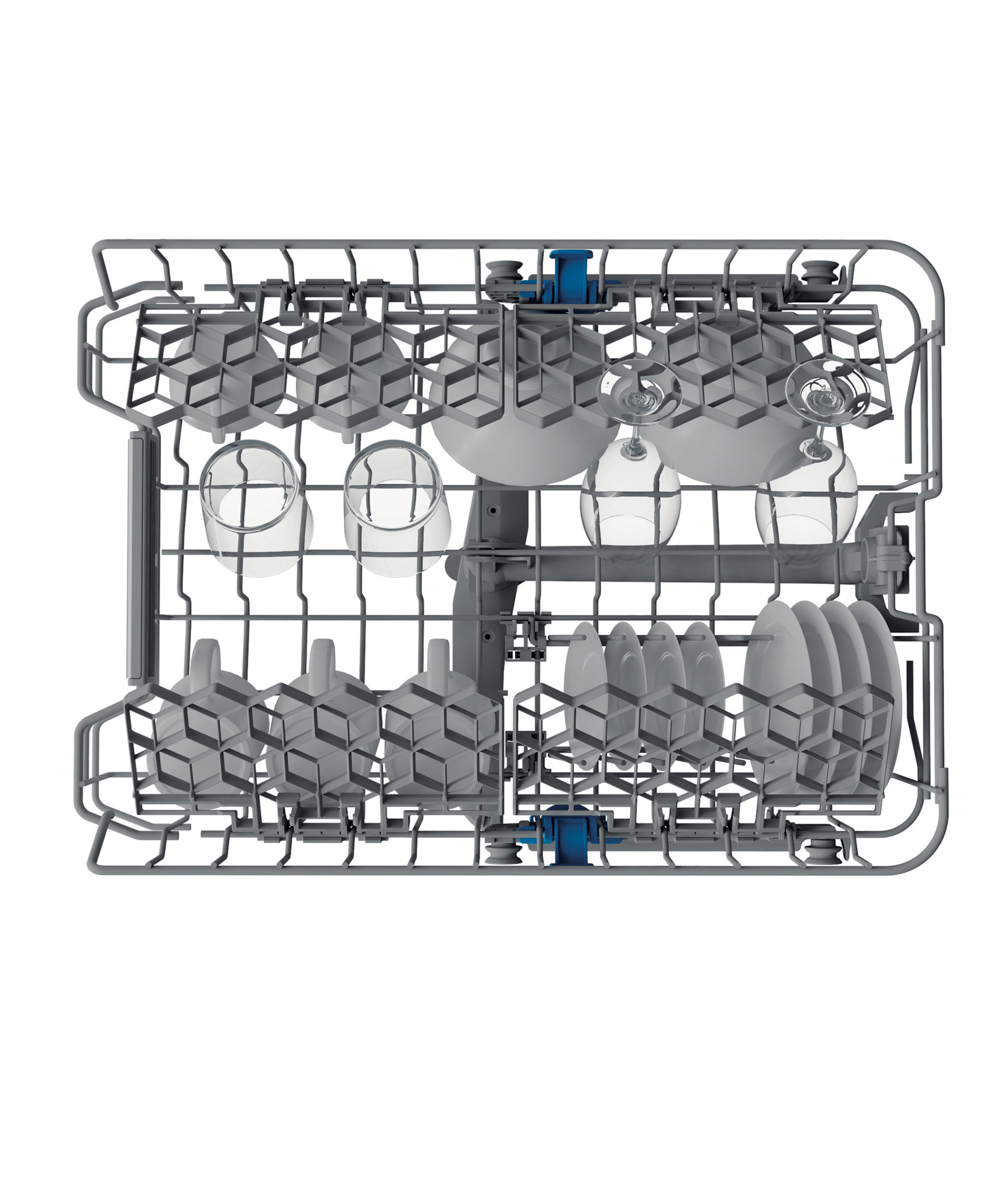 Picture of Indesit DSIO 3T224 E Z UK N Integrated Slimline Dishwasher with 10 Place Settings in Silver