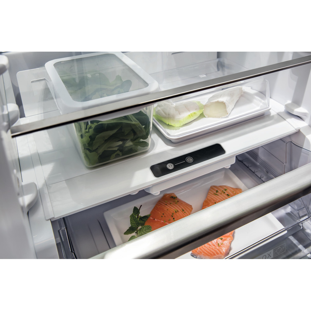 Whirlpool SW8 AM2C XARL 2 Larder Fridge 350L - Stainless Steel