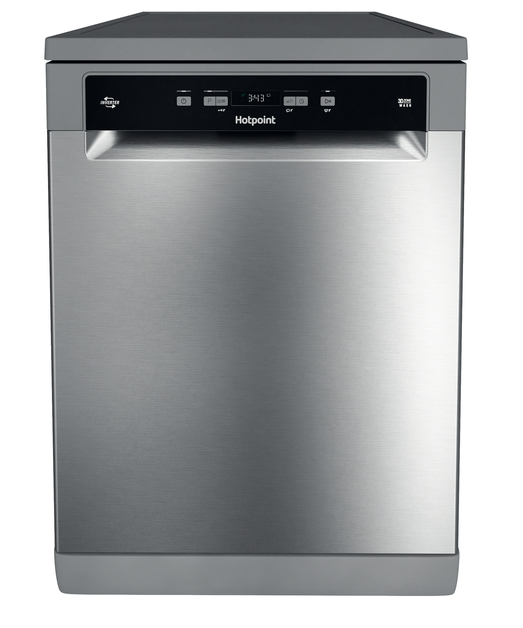 Picture of Hotpoint HFC 3C26 WC X UK Freestanding Full Size Dishwasher - Inox