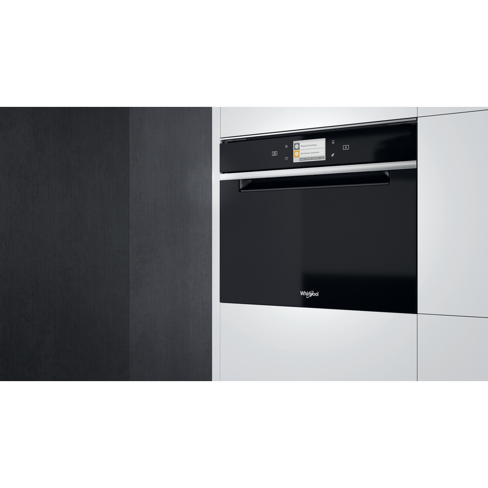 Whirlpool W Collection W11I MW161 UK Built-In Microwave Oven - Dark Grey
