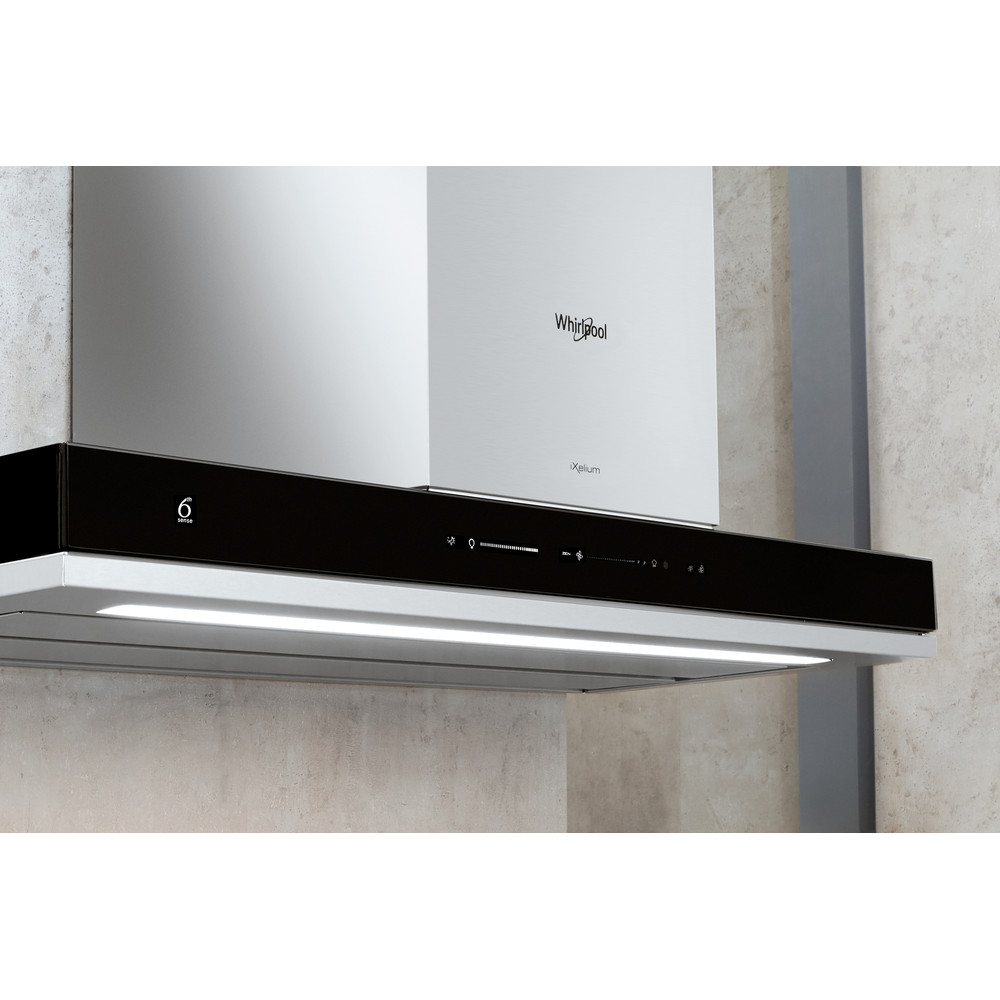 Whirlpool WHSS 90F TS K Cooker Hood 90cm - Black