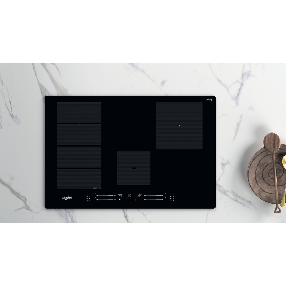 Whirlpool WF S3977 NE Induction Hob 4 Zones 75cm - Black