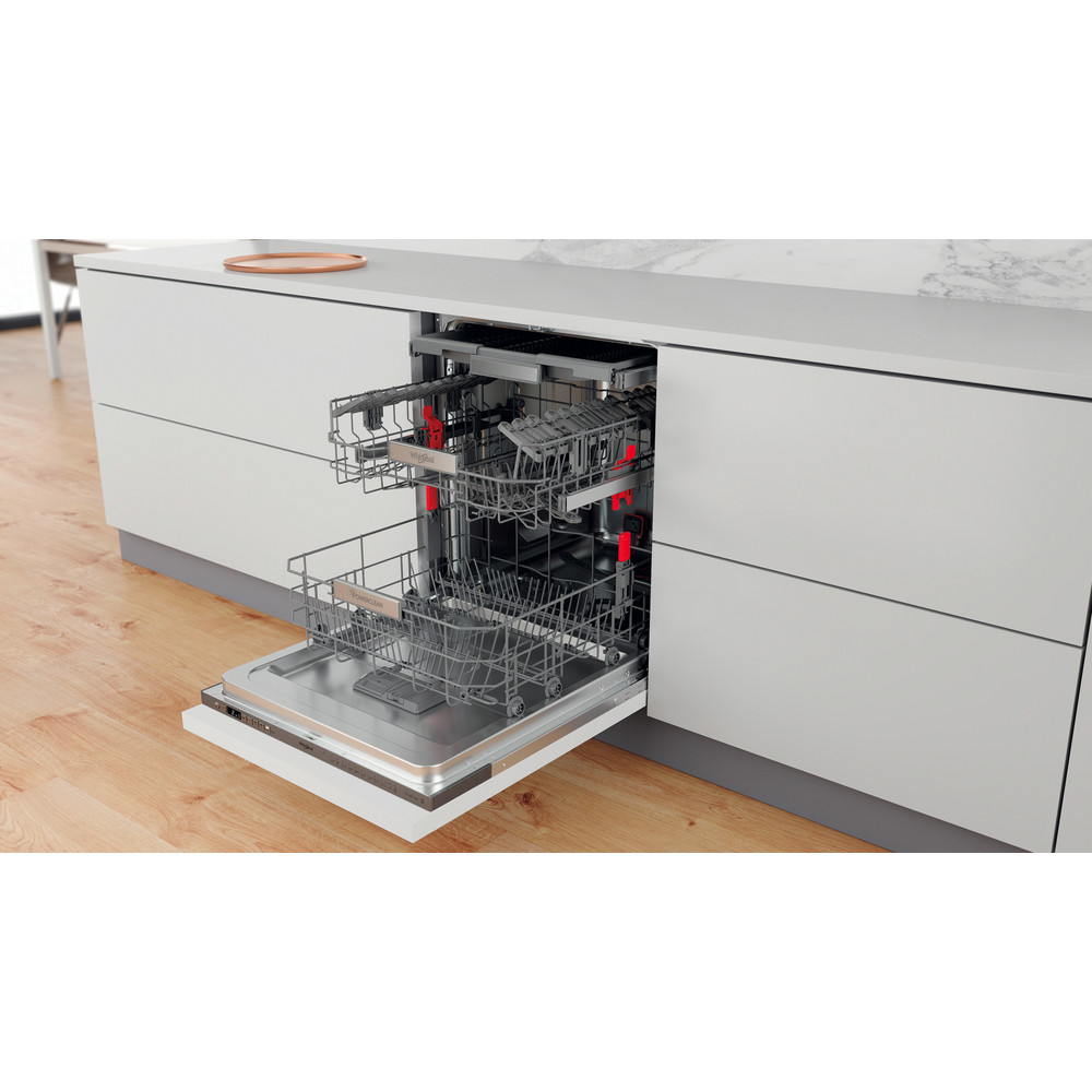 Whirlpool SupremeClean WIO 3O33 PLE S UK Built-In Dishwasher 14 Place