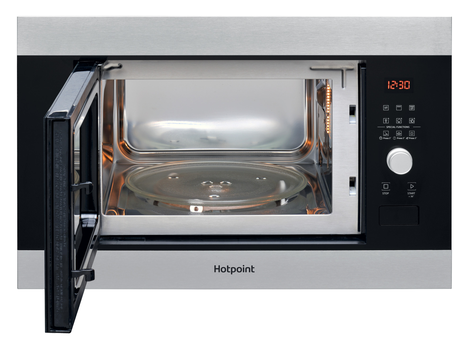 Picture of Hotpoint Hotpoint MF25G IX H built in Compact Microwave Oven - Inox Inox - Discontinued