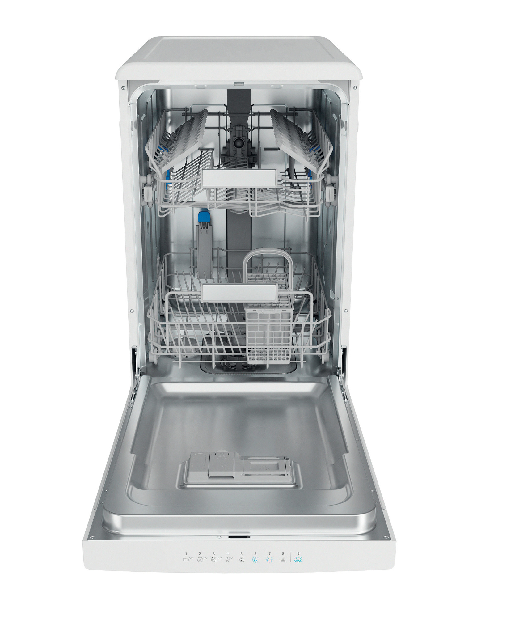 Picture of Indesit DSFO 3T224 Z UK N Slimline Dishwasher with 10 Place Settings in White