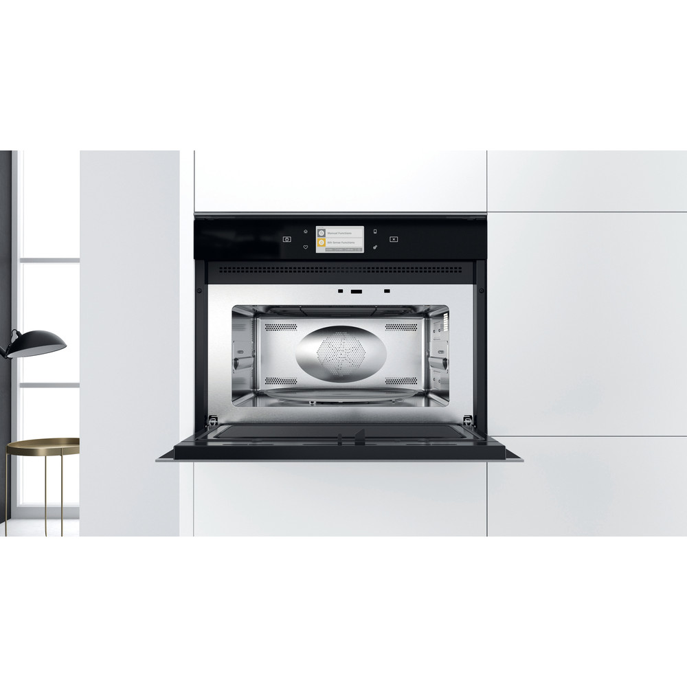 Whirlpool W Collection W11I MW161 UK Built-In Microwave Oven - Dark Grey