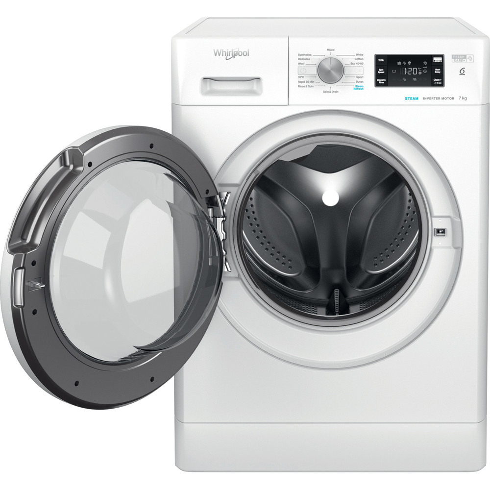 Whirlpool FreshCare FFB 7438 WV UK Washing Machine 7kg 1400rpm - White