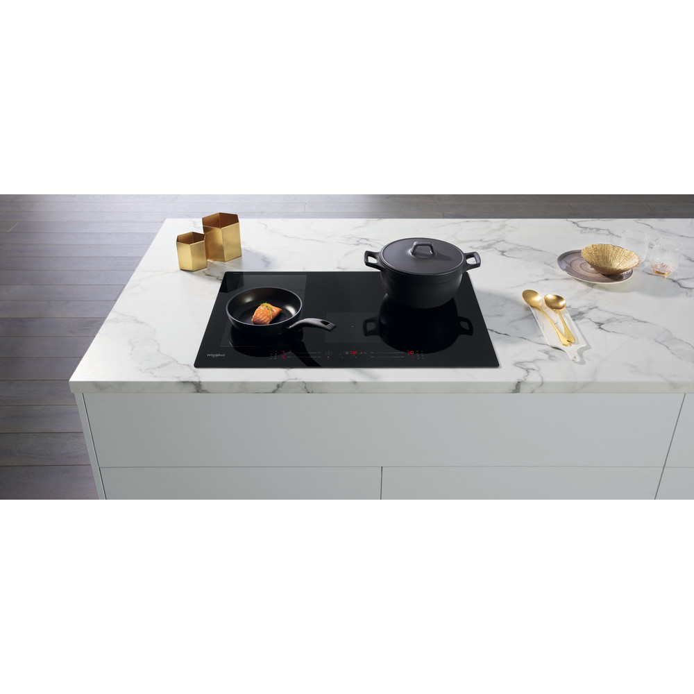 Whirlpool WF S3977 NE Induction Hob 4 Zones 75cm - Black