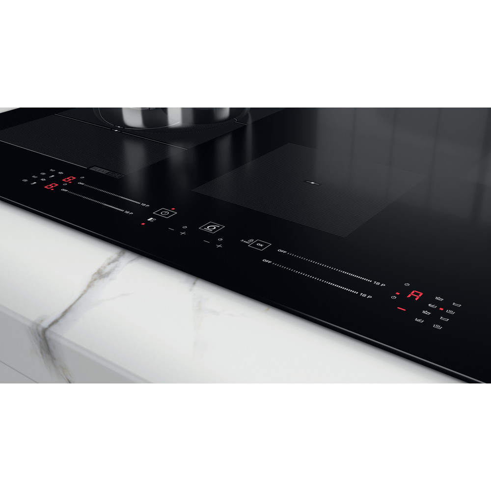 Whirlpool WF S3977 NE Induction Hob 4 Zones 75cm - Black