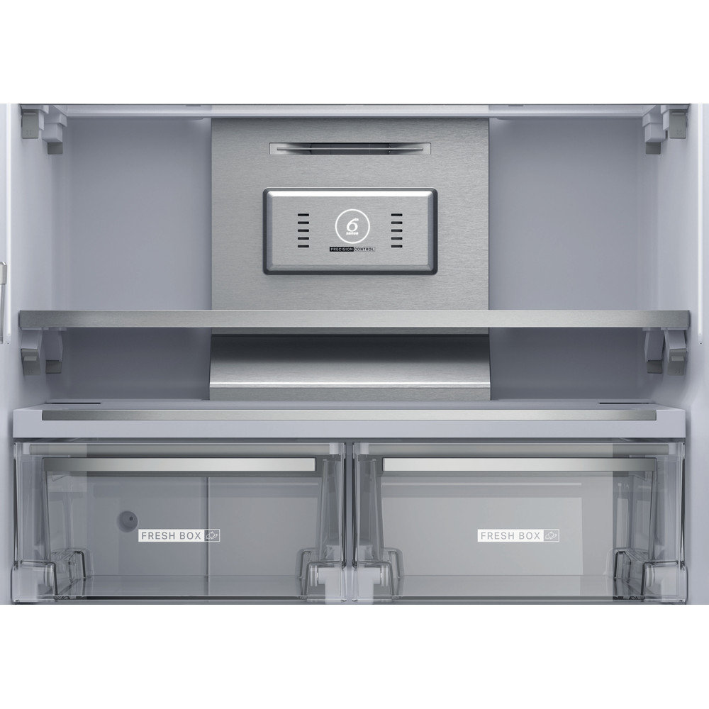 Whirlpool W Collection WQ9I MO1L UK Fridge Freezer - Stainless Steel