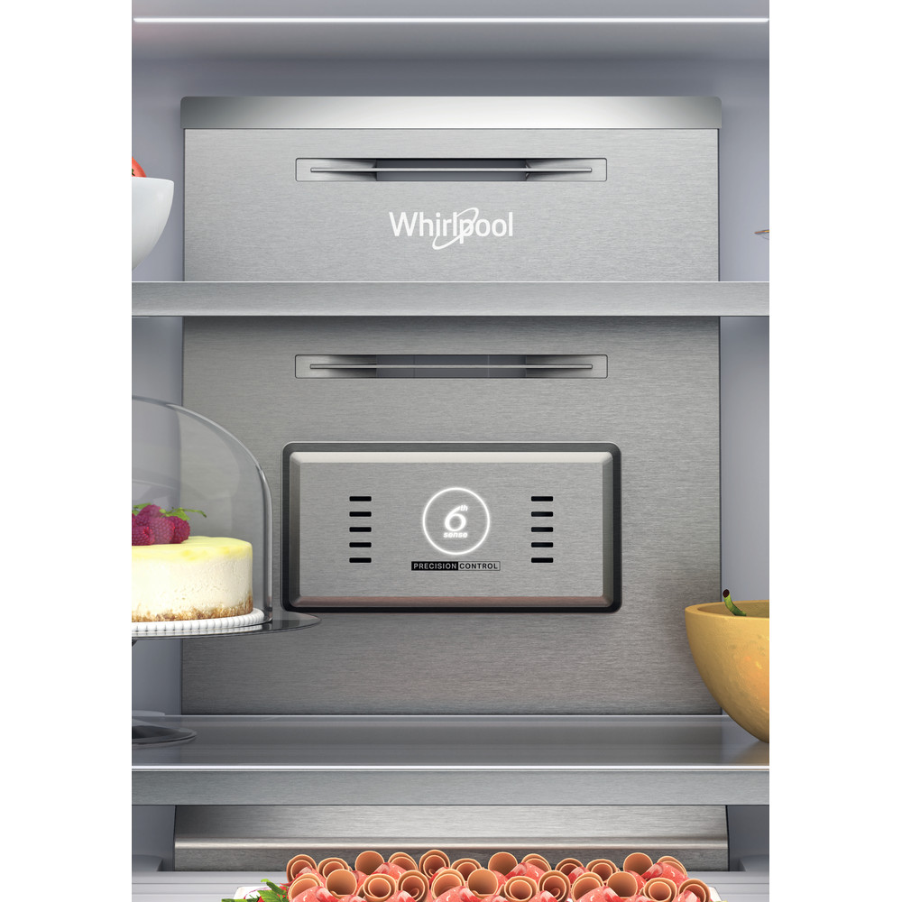 Whirlpool W Collection WQ9I MO1L UK Fridge Freezer - Stainless Steel