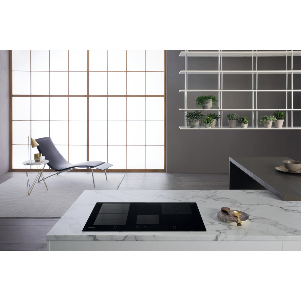 Whirlpool WF S3977 NE Induction Hob 4 Zones 75cm - Black