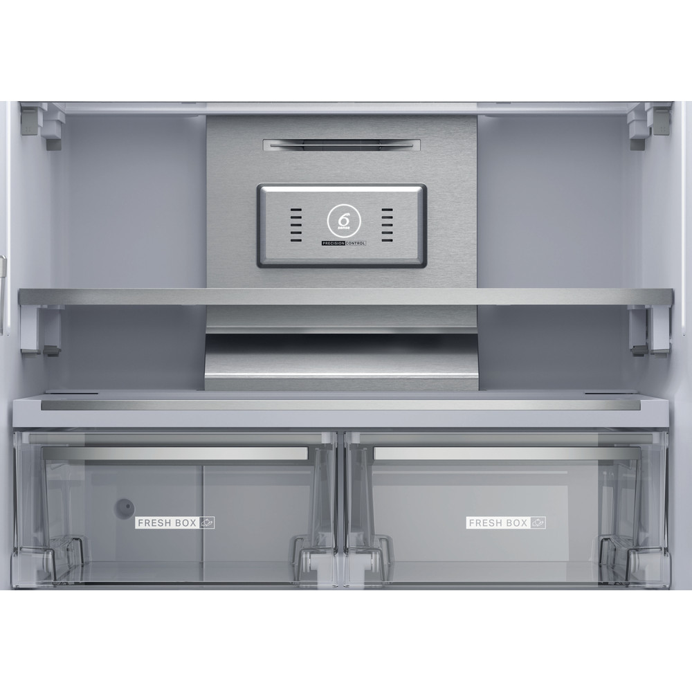 Whirlpool W Collection WQ9I MO1L UK Fridge Freezer - Stainless Steel