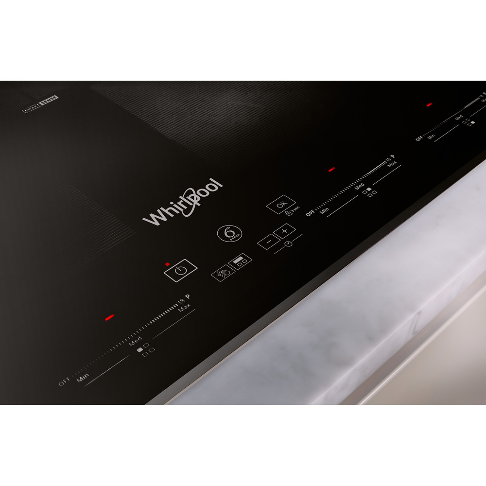 Whirlpool induction glass-ceramic hob - SMO 654 OF/BT/IXL