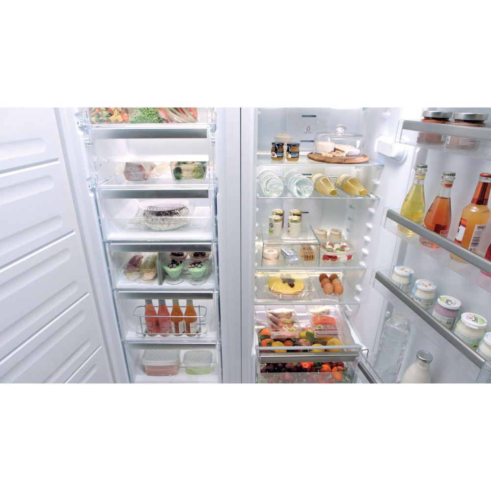 Whirlpool SW8 AM2C XARL 2 Larder Fridge 350L - Stainless Steel