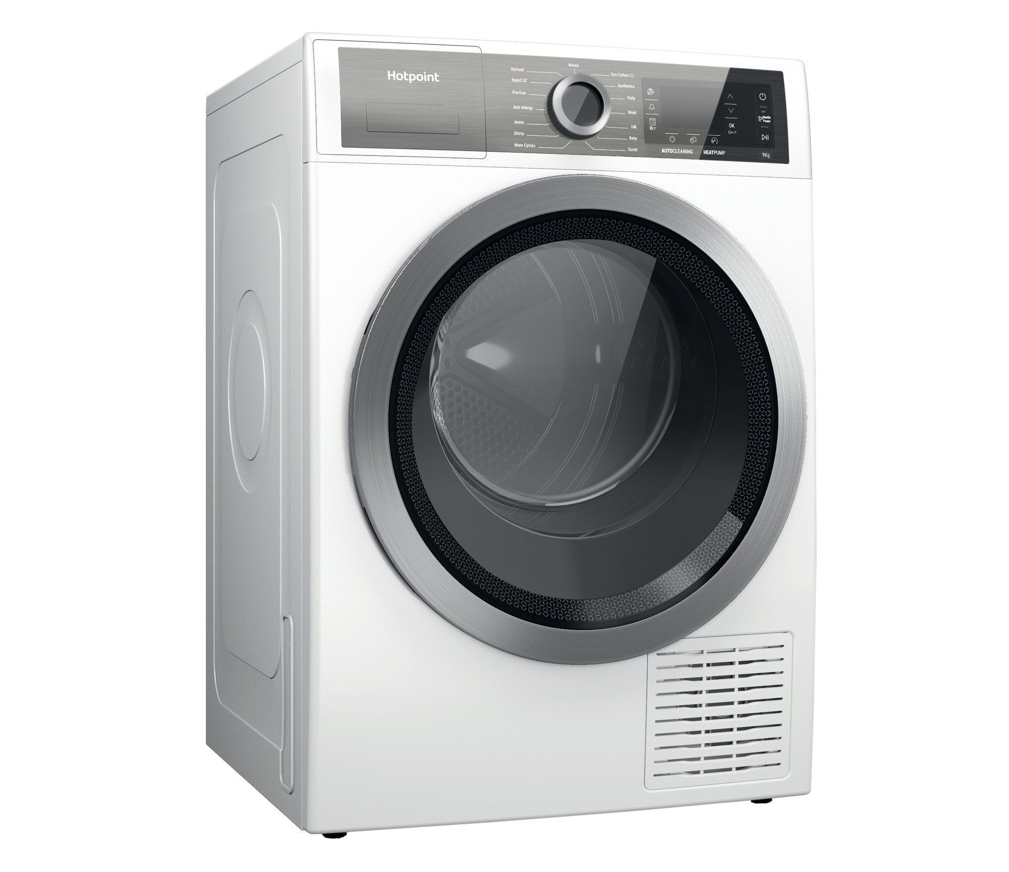 Picture of Hotpoint H8 D93WB UK Heat Pump 9kg Tumble Dryer - Freestanding White