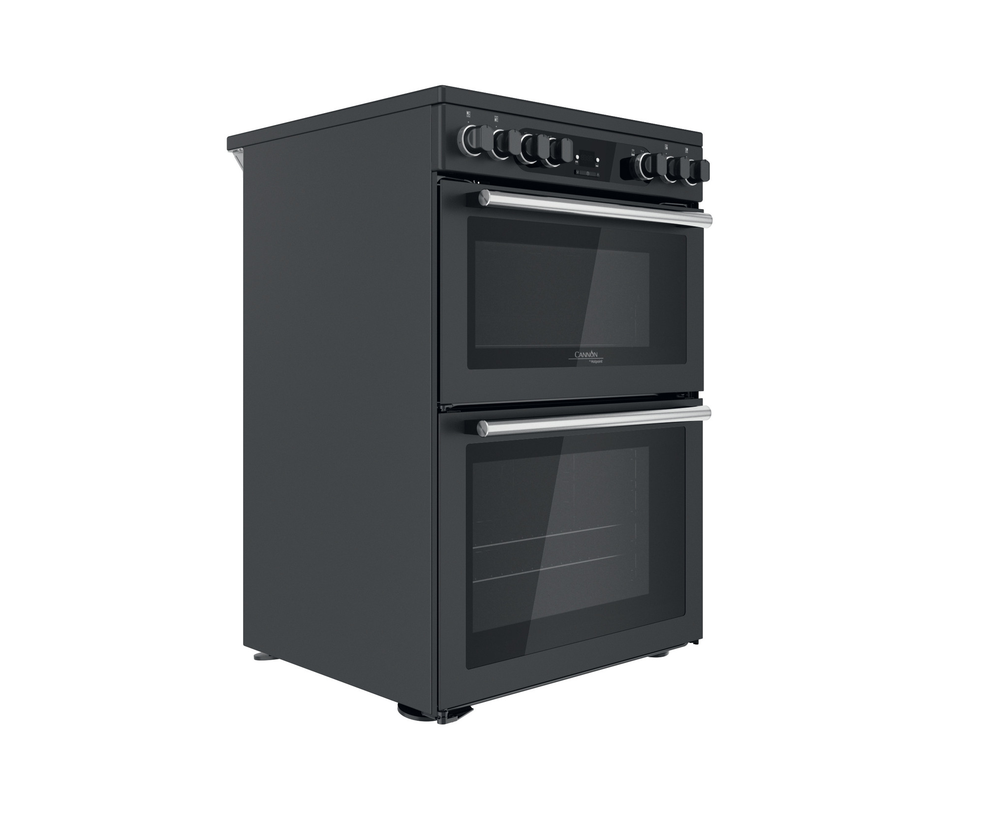 Picture of Hotpoint CD67V9H2CA/UK Electric Freestanding 60cm Double Cooker - Dark Grey Anthracite