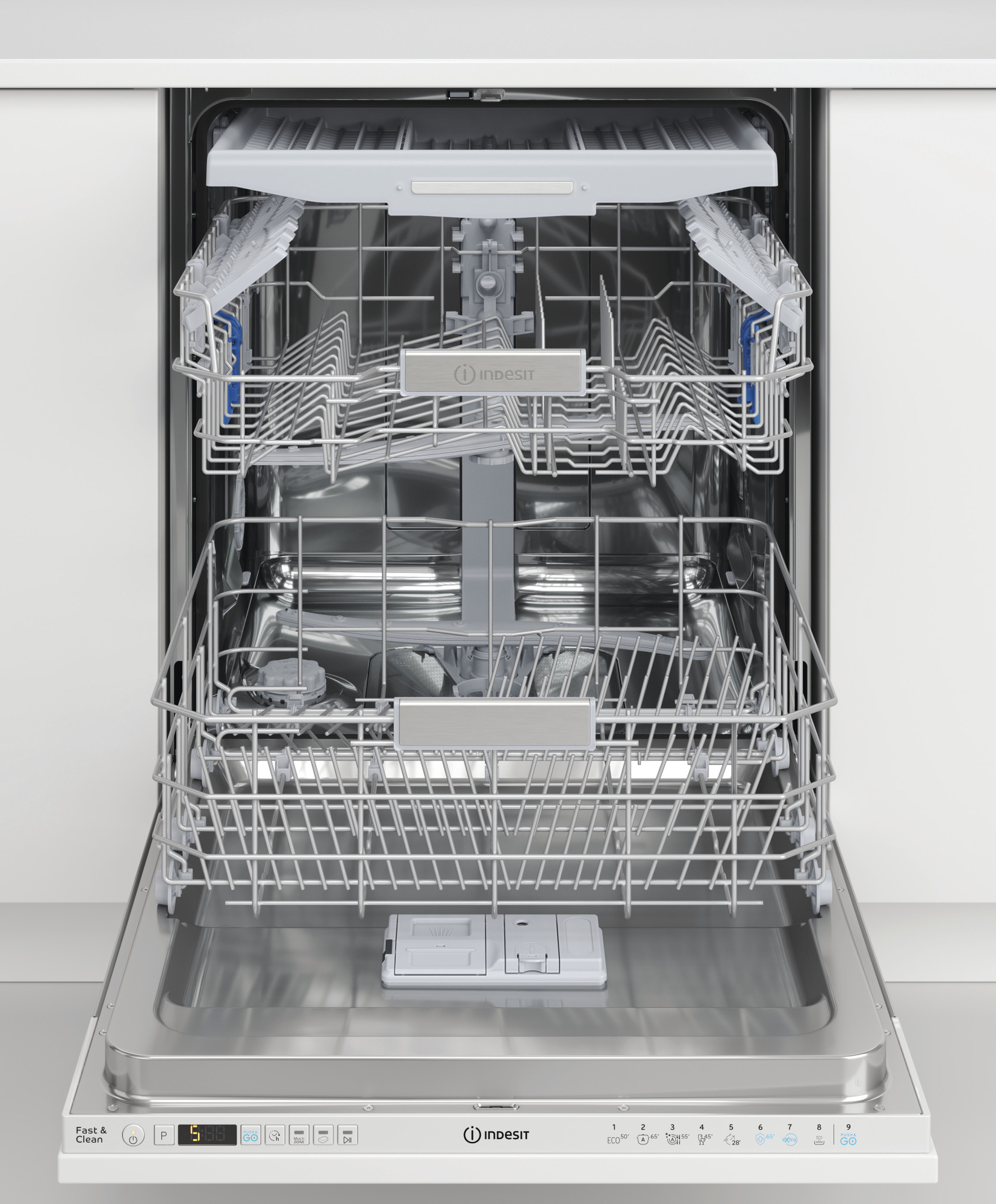 Picture of Indesit DIO 3T131 FE UK  Full Size Integrated Dishwasher with 14 Place Settings