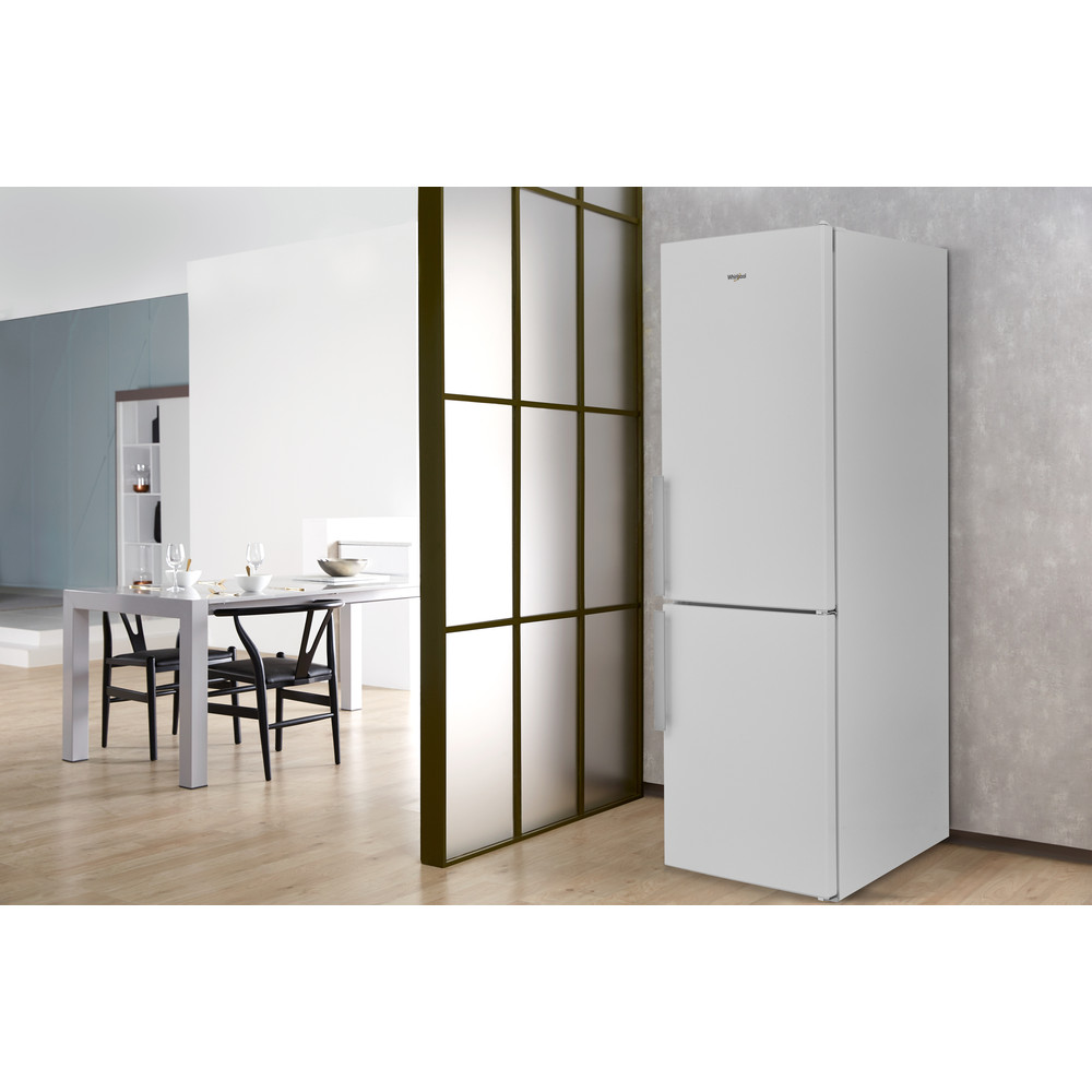 Whirlpool W5 811E W UK 1 Fridge Freezer - White