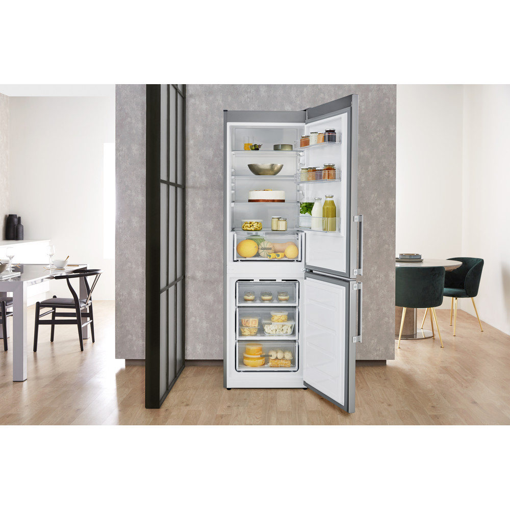 Whirlpool W5 811E OX 1 Fridge Freezer 339L - Optic Inox