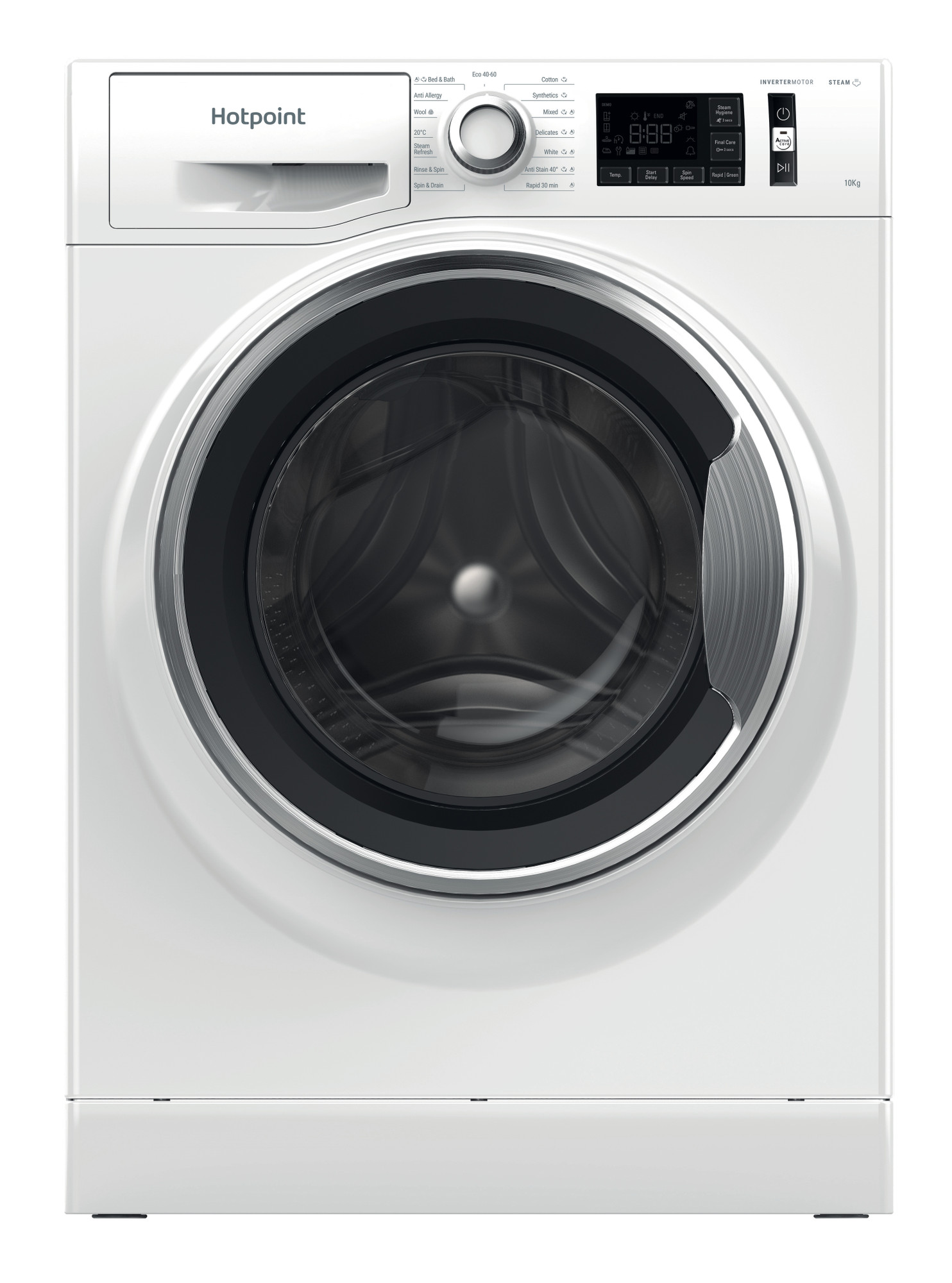 Picture of Hotpoint ActiveCare NM111046WCAUKN 10kg White Freestanding Washing Machine in White