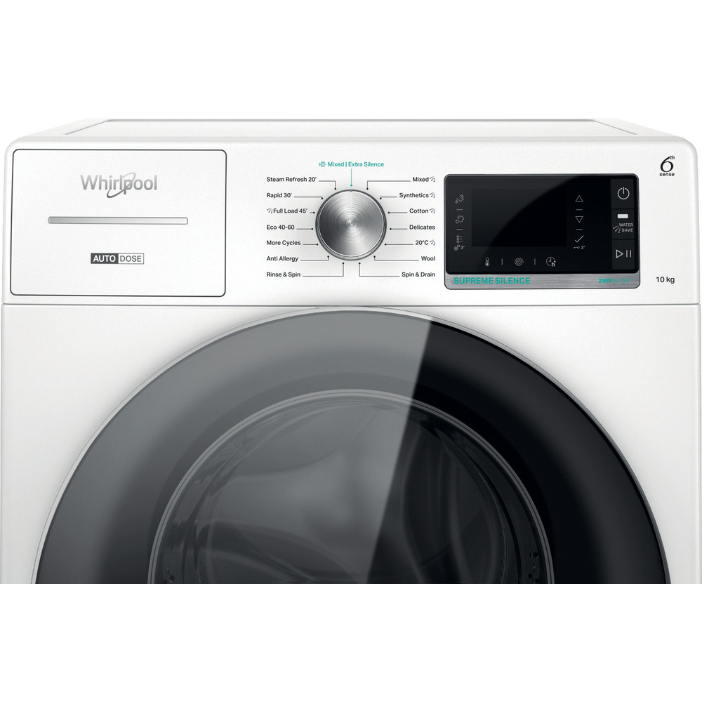 Whirlpool W8 W046WR UK washing machine: 10kg - White