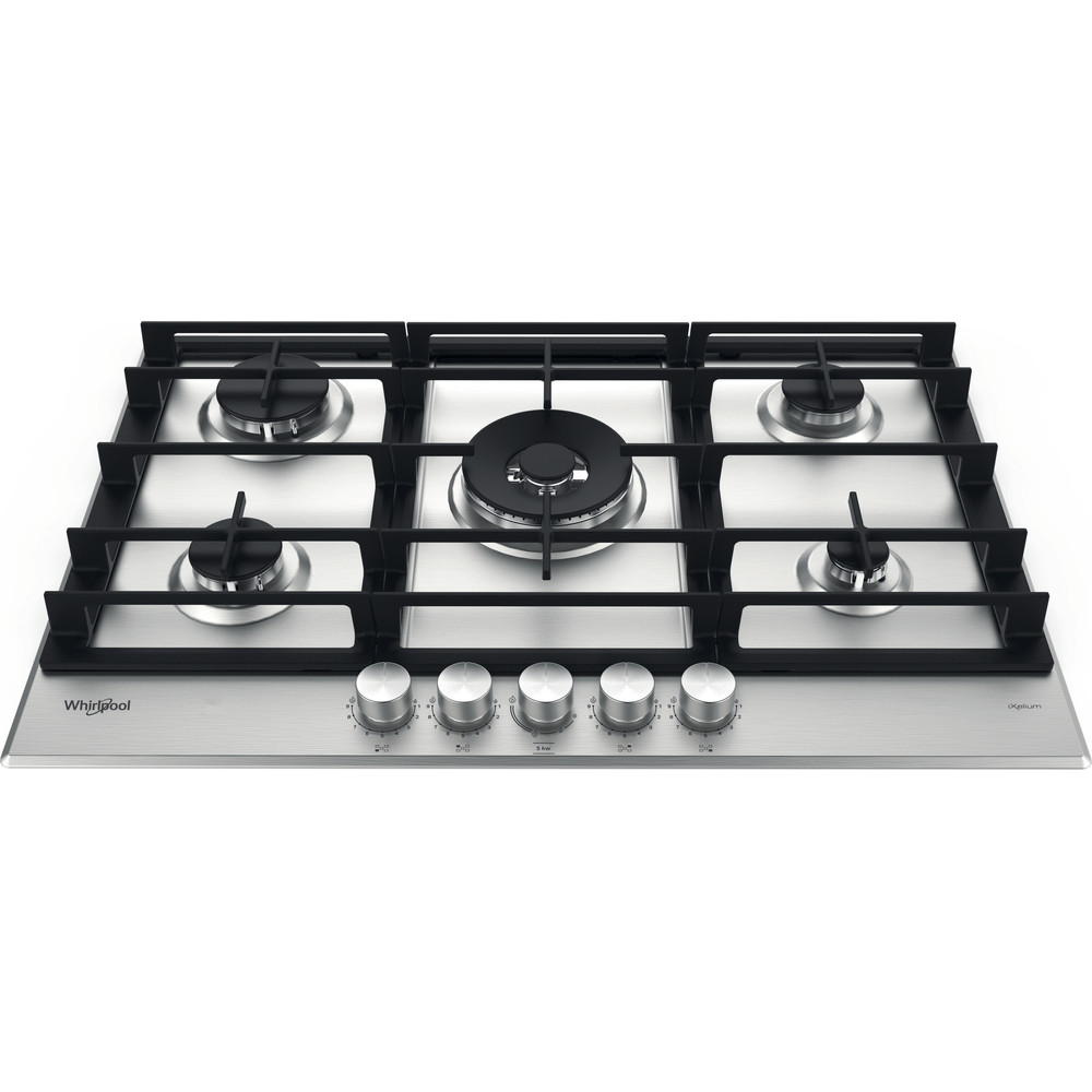 Whirlpool GMWL 758/IXL Gas Hob 5 Burners 75cm - Inox