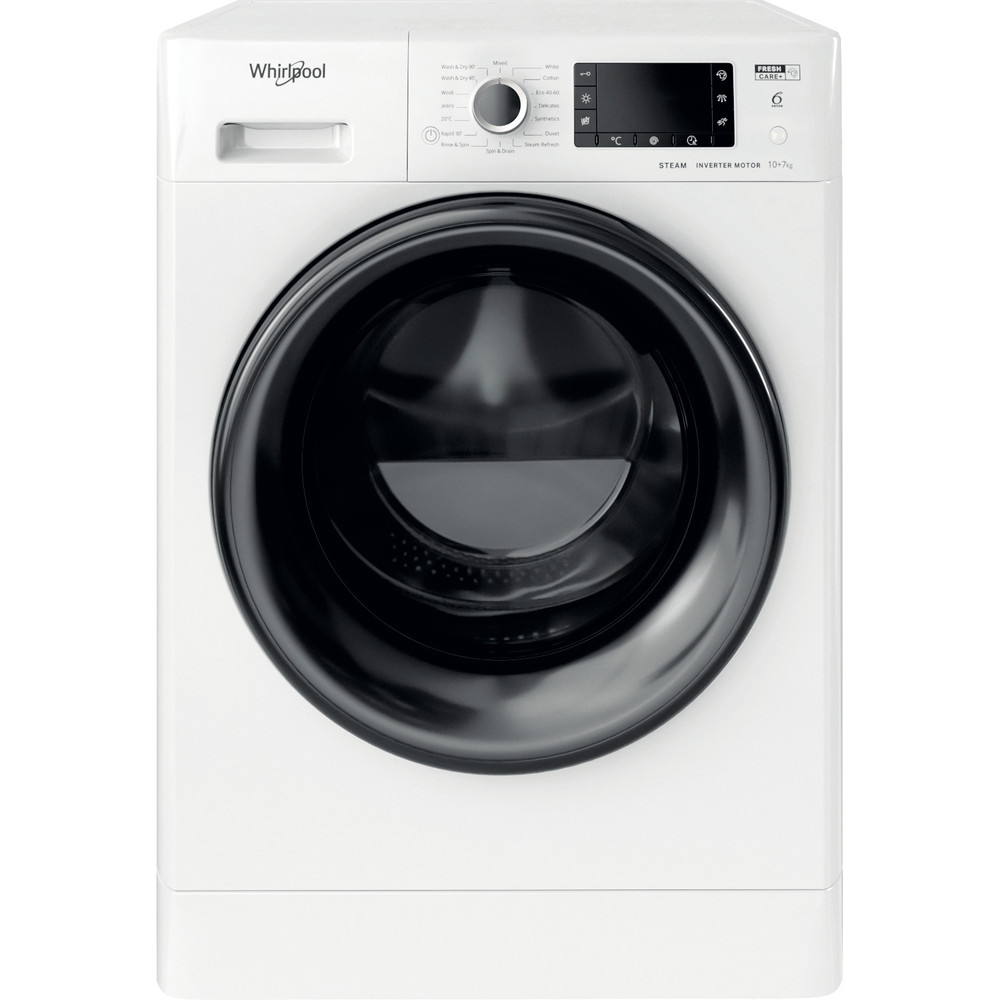 Whirlpool FFWDD1071682WBV UK N Washer Dryer 10+7kg 1600rpm - White