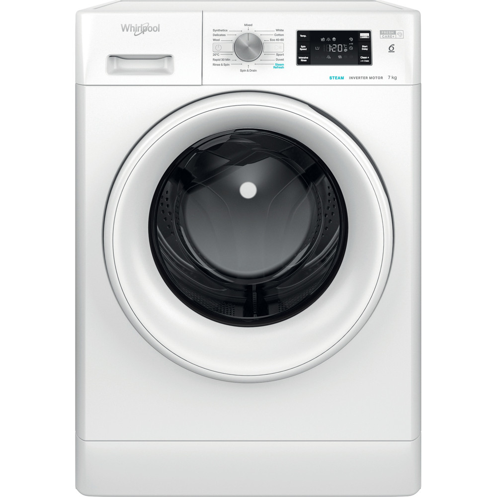 Whirlpool FreshCare FFB 7438 WV UK Washing Machine 7kg 1400rpm - White