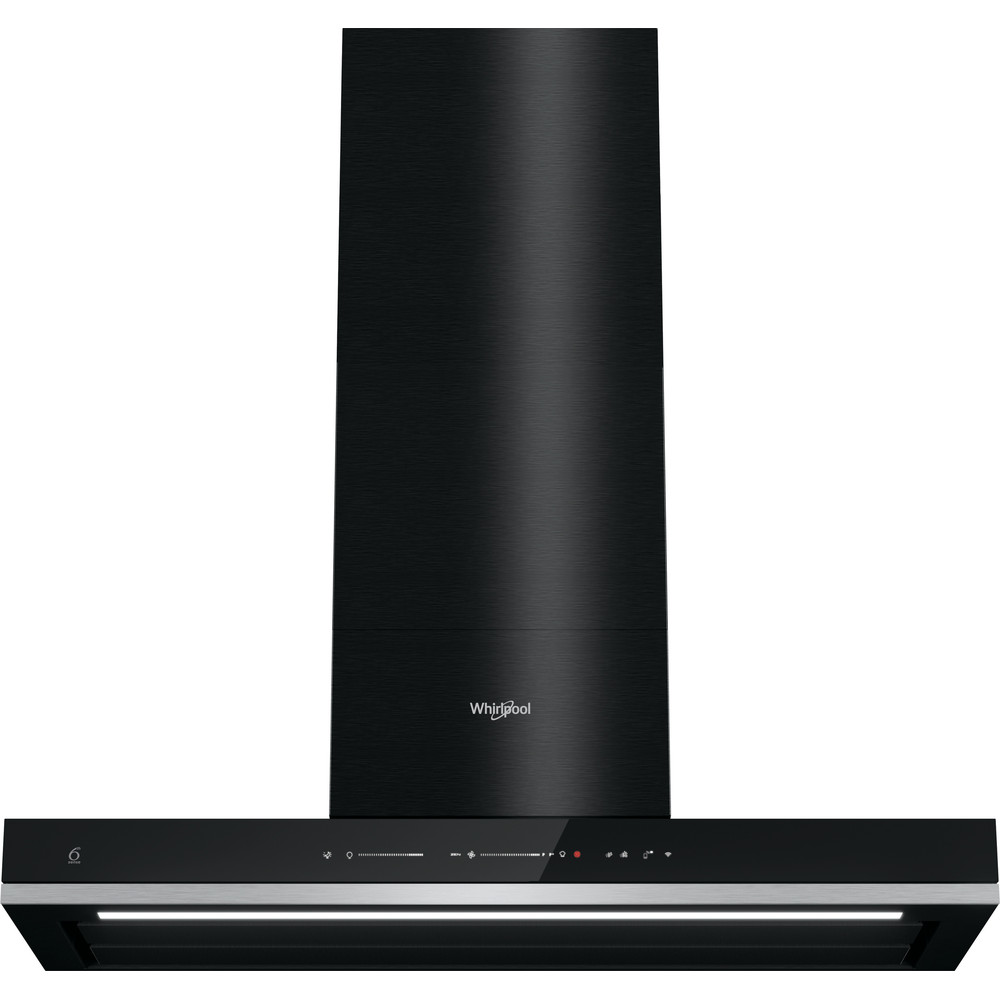 Whirlpool W Collection WHSS 90F L T C K Cooker Hood 90cm - Black