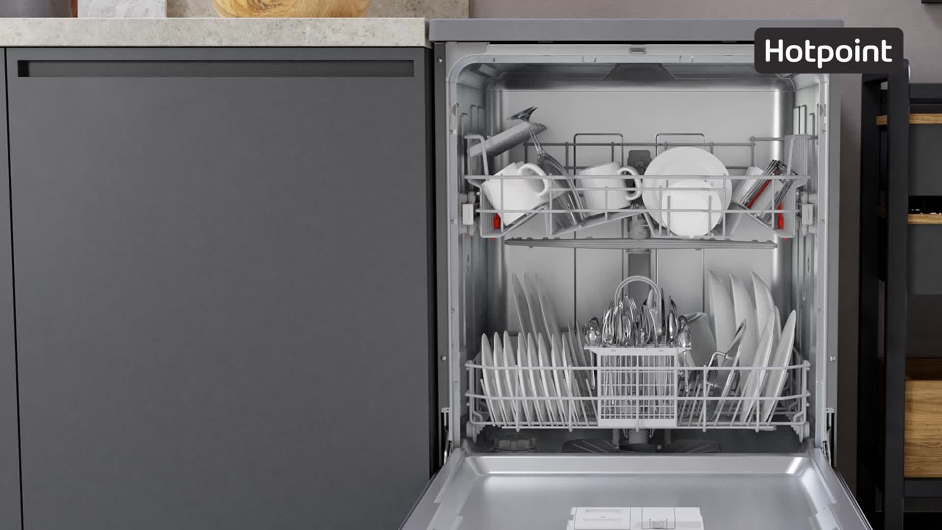 Hotpoint deals dishwasher hfc2b19