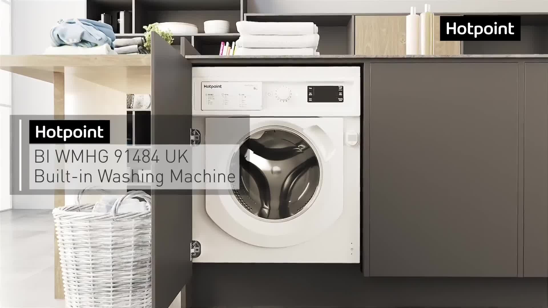 Integrated washing deals machine with installation