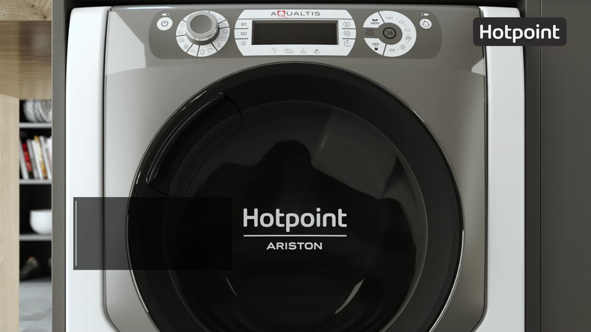 Notice Lave linge Hotpoint Ariston Aqualtis 8 Kg Lave-linge séchant posable Hotpoint AQD1072D 697 EU/A N | Hotpoint FR