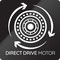 Direktdriven tyst motor