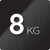 8 kg Fassungsvermögen