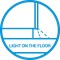 Luce a LED sul pavimento