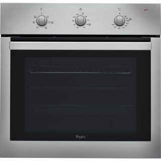 Whirlpool built in electric oven: inox color, self cleaning - AKP 738 IX
