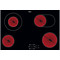 Whirlpool HOB AKT 8360 LX Black Radiant vitroceramic Frontal