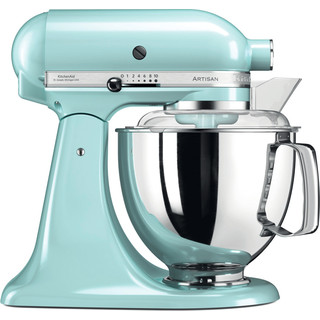 KitchenAid  Artisan Küchenmaschine Kippbarer Motorkopf 4,8l -   Mit Extra Zubehör 5ksm175ps   - Ice Blue