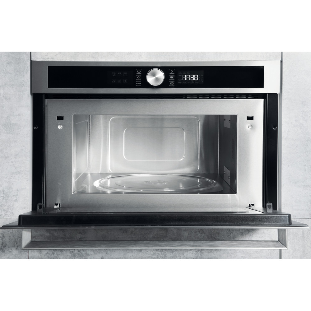 Hotpoint built in microwave oven inox MD 554 IX H Hotpoint