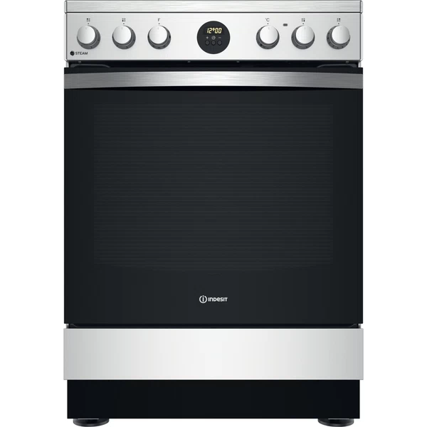 Indesit Cuisinière IS67V8CHX/E Inox Non Frontal